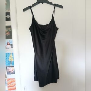 Vintage Model Tribe Cowl Neck Slinky LBD